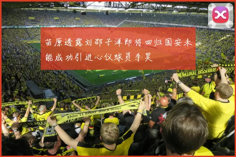 苗原透露刘邵子洋即将回归国安未能成功引进心仪球员李昊